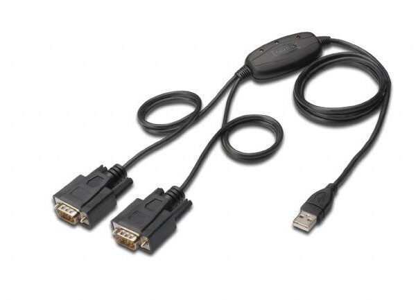 DA-70158 Digitus USB 2.0 <-> 2 x RS232 (Seri) Çevirici Kablosu, 1.5 metre