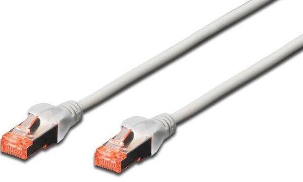 DK-1644-010 Digitus Cat.6 Patch Kablo, S-FTP, Halogenfree, AWG 27/7, 1 metre, Gri Renk