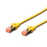 DK-1644-020/Y Digitus Cat.6 Patch Kablo, S-FTP, Halogenfree, AWG 27/7, 2 metre, Sarı Renk