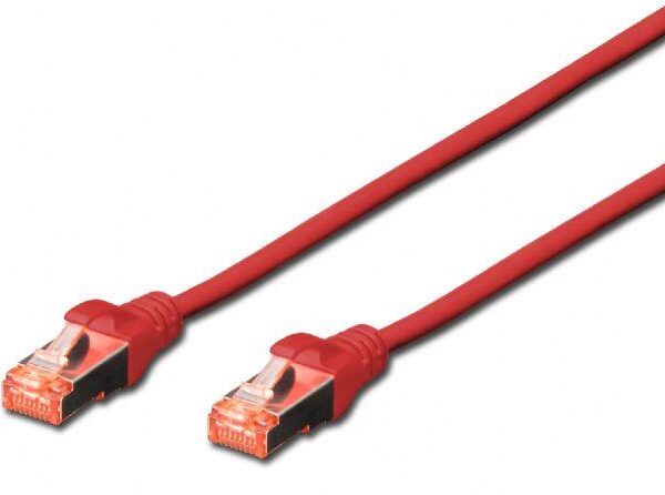 DK-1644-050/R Digitus Cat.6 Patch Kablo, S-FTP, Halogenfree, AWG 27/7, 5 metre, Kırmızı Renk