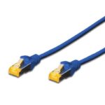 DK-1644-A-030/B Digitus CAT 6A S-FTP Patch Kablosu, LSZH, Cu, AWG 26/7, 3 metre, mavi renk