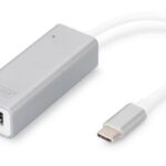 DN-3024 Digitus USB Tip C (USB 3.0) Gigabit Ethernet Adaptörü, 1 x 10/100/1000 port, 1 x USB Tip C erkek port (bilgisayar bağlantısı için), çip takımı: RTL8153
