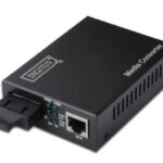 DN-82021-1 Digitus Media/Rate Converter, 10/100Base-TX - 100Base-FX (Singlemode 20 km, SC)