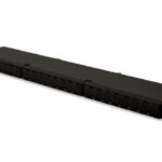 DN-91624S-SL-EA Digitus 24 port CAT. 6A (Category 6A), Class EA Patch Panel, zırhlı (shielded), 0.5U, toz korumalı kapaklı, siyah renk