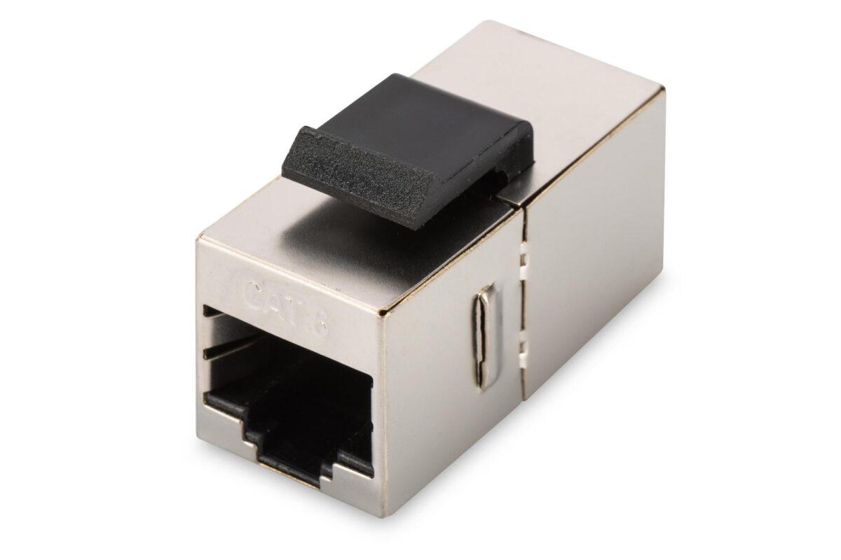 DN-93613-1 Digitus CAT. 6 Adaptör (Coupler), Zırhlı/Shielded, Panel Tipi, RJ45 Dişi <-> RJ45 Dişi - Görsel 1