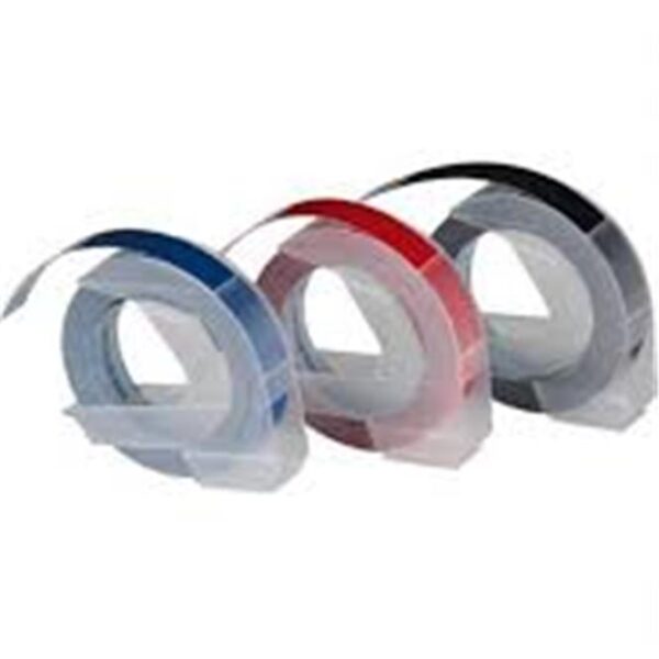 DYMO S0847750 Kabartma Şerit, 9 mmx3 mt 3 lü Bls K-S-M