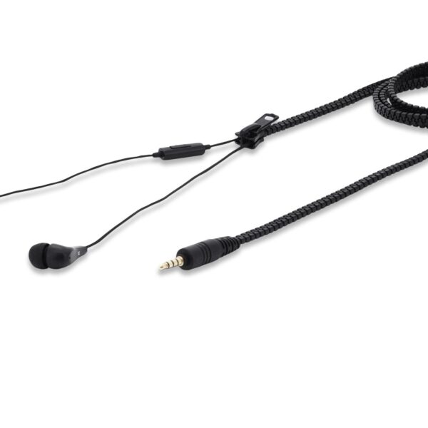 ED-83203 ednet Fermuar Fonksiyonlu Kulaklık, entegre mikrofon, 1.20 metre
