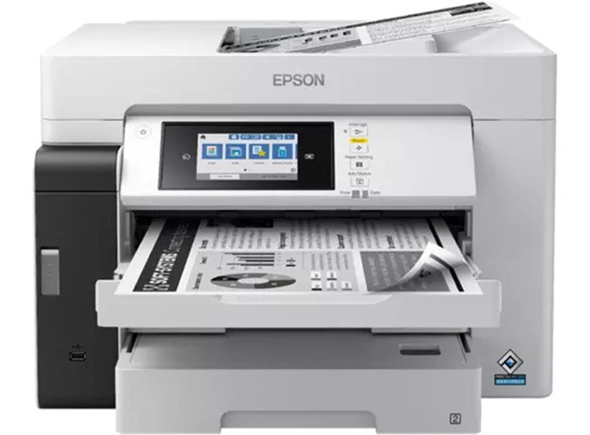 Epson EcoTank M15180 Wi-Fi + Fotokopi + Tarayıcı A3-A4 Siyah Beyaz Mürekkep Tanklı Yazıcı - Görsel 1