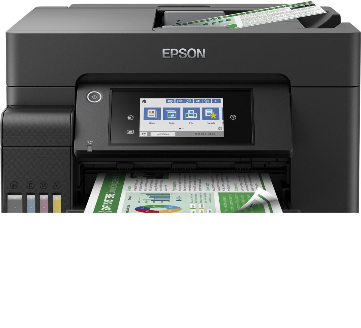 Epson L6550 Yazıcı-Tarayıcı-Fotokopi-Faks Renkli Mürekkep Tanklı Yazıcı WI-FI Ethernet - Görsel 1
