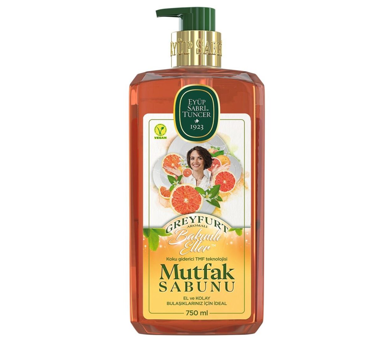 Eyüp Sabri Tuncer 750Ml Greyfurt Aromalı Mutfak Sabunu(650.10.20.0060) - Görsel 1