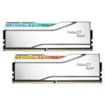 F5-6400J3239G32GX2-TR5S GSKILL Trident Z5 Royal Silver RGB DDR5-6400Mhz CL32 64GB (2X32GB) DUAL (32-39-39-102) 1.40V