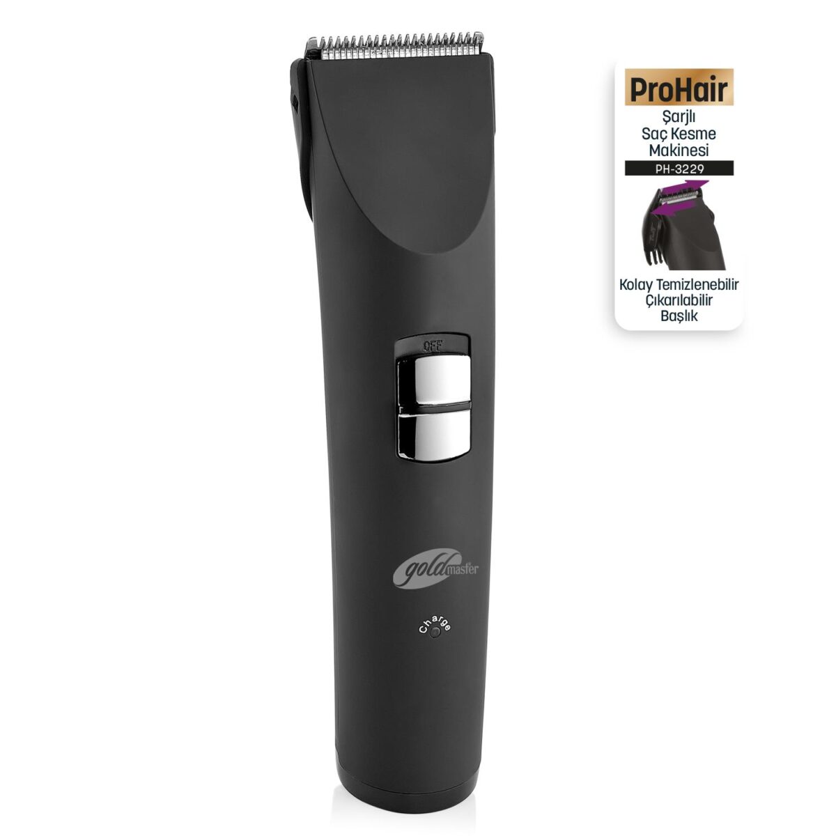 Goldmaster Ph-3229 Prohair Şarjlı Saç Kesme Makinesi - Görsel 1