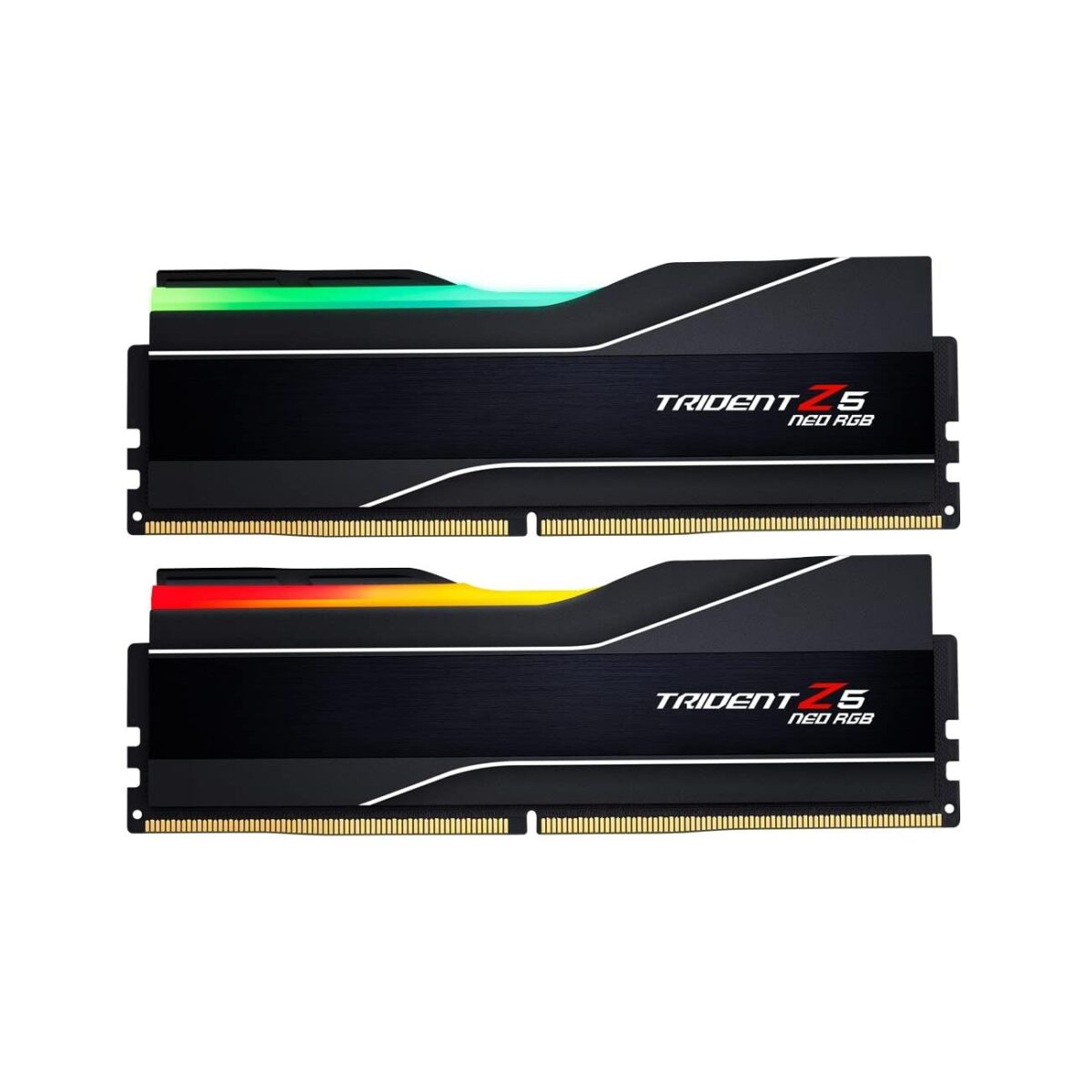 GSKILL F5-7800J3646H16GX2-TZ5RK Trident Z5 RGB Siyah DDR5-7800Mhz CL36 32GB (2x16GB) DUAL (36-46-46-125) 1.45V - Görsel 1