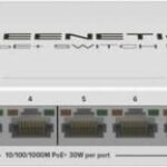 Keenetic PoE+ Switch 9 1x1Gbit 8x1Gbit PoE+ Port IEEE 802.3af/at 120W - KN-4710-01-EU