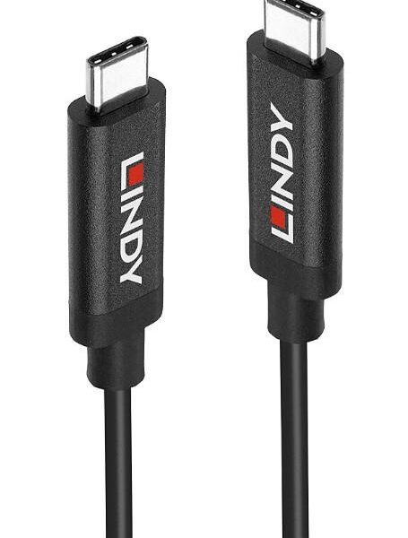 LIN-43348 USB 3.2 Gen 2 C/C Aktif Uzatma Kablosuz, 3 metre, Görüntü & Veri için<br> 3m USB 3.2 Gen 2 C/C Male / Male Active Extension Cable for Video & Data