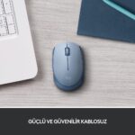 Logitech M171 Kablosuz Mouse Mavi-Gri 910-006866 - Görsel 2
