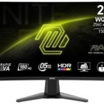 MSI 27 MAG 27CQ6F 2560x1440 (QHD) 16:9 CURVE 1500R RAPID VA 180HZ 1MS FREESYNC GAMING MONITOR