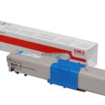 Oki C532-542 MC563-573 1.500 Sayfa Cyan Mavi Toner 46490407