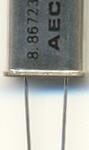 QM008.867236 Kristal, 8,867236 MHz HC-18/U