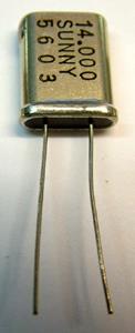 QM014.0 KRISTAL, 14,0 MHz HC-18/U