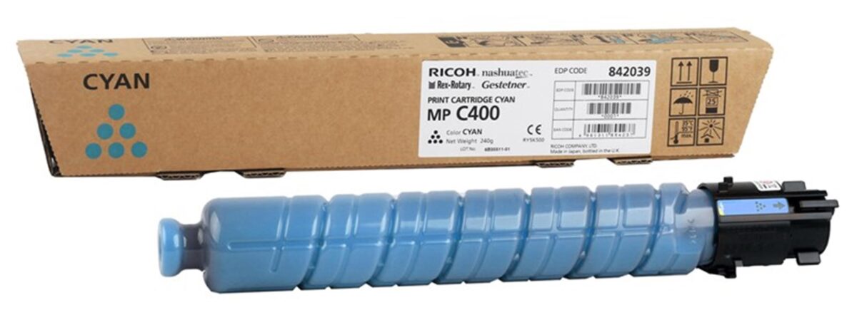 Ricoh Mp C400 Cyan Mavi Orjinal Fotokopi Toneri Mp C300-401 10.000 Sayfa - Görsel 1