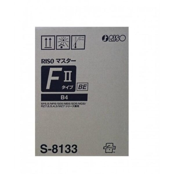 Riso S-8133E S-6976E S-7610 S-4249 B4 Orjinal Master F Type 33E Ez-230-231 Rz-230