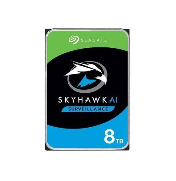 Seagate 8TB Skyhawk AI ST8000VE001 256MB 3.5” SATA 3 7200Rpm 7-24 Güvenlik Diski