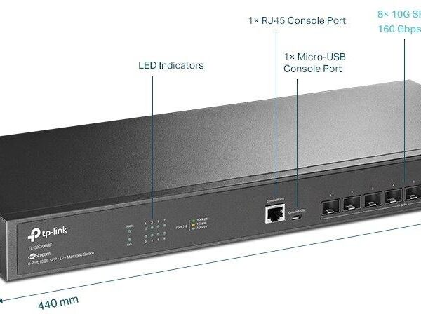 TP-Link TL-SX3008F 8-Port Switch