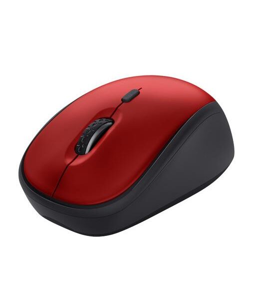 Trust 24550 Yvi+ Sessiz Kablosuz Mouse-Kırmızı
