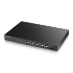 ZyXEL 24port 170w FULL PoE GS1900-24HP GIGABIT 2X SFP Yönetilebilir Switch RackMount